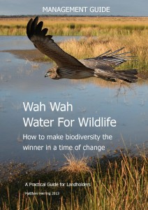 Wah Wah Water for Wildlife Management Guide FRONT COVER